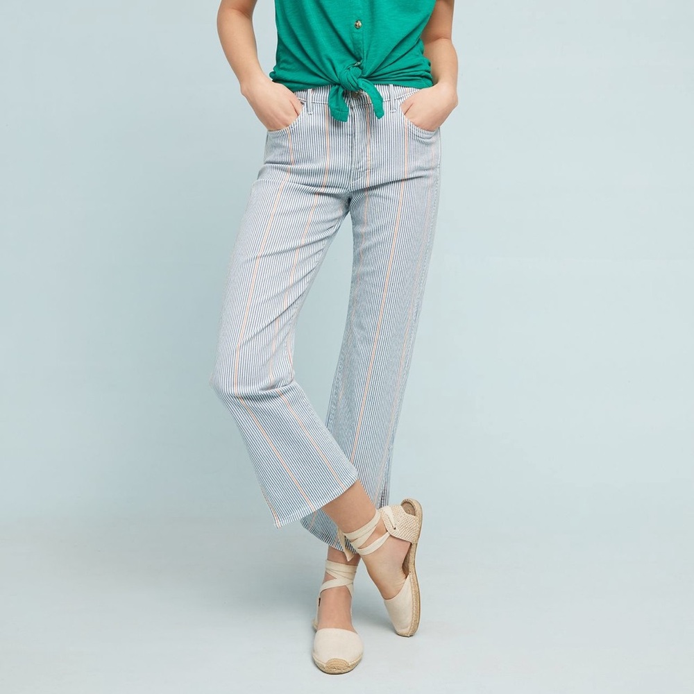 ANTHROPOLOGIE / 3x1 Shelter Austin High-Rise Cropped Pants - Sz 24